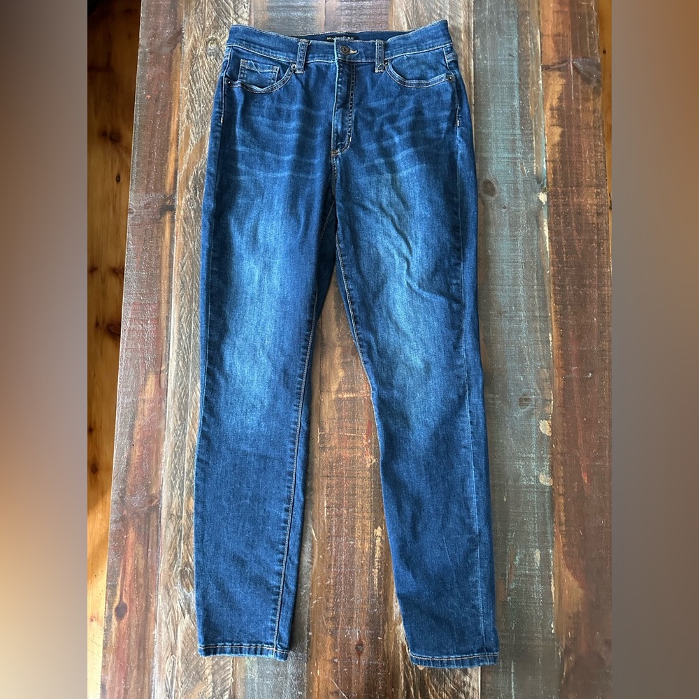 Banana Republic Women’s 8/29 Blue Curvy High Rise Skinny Stretch Denim Jeans